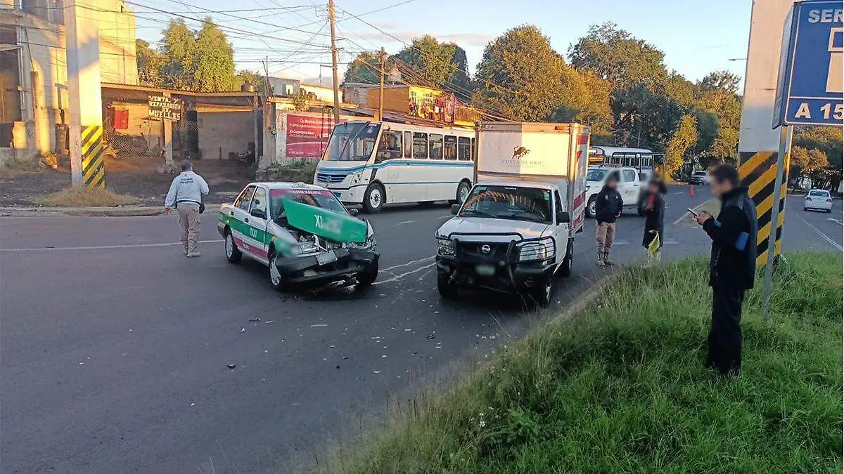 Accidente de taxista